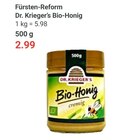 Dr. Krieger’s Bio-Honig im Angebot bei GLOBUS in Bochum Dr. Krieger’s Bio-Honig Angebote von Fürsten-Reform bei GLOBUS Bochum für 2,99 €
