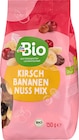 Nuss- & Trockenfrüchtemischung, Kirsch Bananen Nuss Mix im Angebot bei dm-drogerie markt in Mettmann Nuss- & Trockenfrüchtemischung, Kirsch Bananen Nuss Mix Angebote von dmBio bei dm-drogerie markt Mettmann für 3,25 €