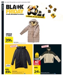Prix et réduction Parka Homme dans le prospectus Carrefour en cours Offre Parka Homme dans le catalogue Carrefour du moment à la page 30
