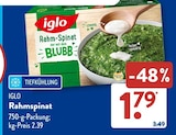 Rahmspinat bei ALDI SÜD im Grafing Prospekt für 1,79 €