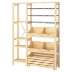Regalkombination mit Flaschenregale mit Kästen mit Trennsteg/Kiefer im IKEA Prospekt Regalkombination mit Flaschenregale mit Kästen mit Trennsteg/Kiefer von IVAR im aktuellen IKEA Prospekt für 179,49 €