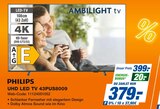 UHD LED TV 43PUS8009 bei expert im Sonthofen Prospekt für 379,00 €