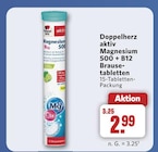 aktiv Magnesium 500 + B12 Brausetabletten von Doppelherz im aktuellen combi Prospekt