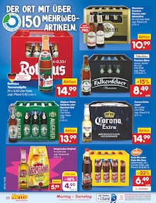 Bier im aktuellen Netto Marken-Discount Prospekt (Konstanz) Bier im Netto Marken-Discount Prospekt "Aktuelle Angebote" mit 58 Seiten (Konstanz)