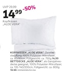 Kopfkissen „Aloe Vera“ oder Bettdecke „Aloe Vera“ Angebote bei mömax Regensburg für 14,99 €