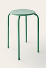 Tabouret empilable 30xH45cm en acier carbone dans le catalogue Monoprix Margaret