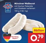 Münchner Weißwurst im Angebot bei Netto Marken-Discount in Weiden Münchner Weißwurst Angebote von Wolf bei Netto Marken-Discount Weiden für 0,79 €