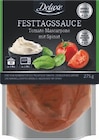 Festtagssauce Tomate Mascarpone mit Spinat im Angebot bei Lidl in Pirmasens Festtagssauce Tomate Mascarpone mit Spinat Angebote von Deluxe bei Lidl Pirmasens für 1,49 €