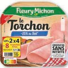 Jambon Le Torchon -25% de sel conservation sans nitrite - FLEURY MICHON - Super U à Nevers Jambon Le Torchon -25% de sel conservation sans nitrite - FLEURY MICHON en promo chez Super U Nevers à 1,58 €