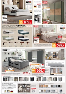 Bett im Zurbrüggen Prospekt "BEST DEALS - JETZT RICHTIG SPAREN" mit 20 Seiten (Bremerhaven)