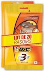 Rasoirs jetables 3 lames - BIC dans le catalogue Hyper U