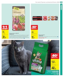 Promotion Terreau universel dans le prospectus Carrefour Market, valable du 27/01/2026 au 08/02/2026 Promo Terreau universel dans le catalogue Carrefour Market du moment à la page 13
