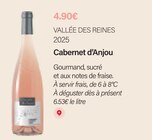 Cabernet d’Anjou 2025 - Monoprix Sceaux à Châtenay-Malabry Cabernet d’Anjou 2025 en promo chez Monoprix Sceaux Châtenay-Malabry à 4,90 €