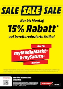Aktueller MediaMarkt Saturn Prospekt (Dillingen (Saar)) MediaMarkt Saturn Prospekt mit 1 Seiten (Dillingen (Saar))