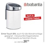 Aktuelles Eimer Touch BIN Angebot bei Zurbrüggen in Bochum ab 39,99 €
