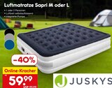 Luftmatratze Sapri M oder L im Angebot bei Netto Marken-Discount in Sindelfingen Luftmatratze Sapri M oder L Angebote von Juskys bei Netto Marken-Discount Sindelfingen für 59,99 €