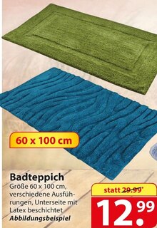 Badteppich bei famila Nordost in Hannover Badteppich im Angebot bei famila Nordost Hannover für 12,99 €