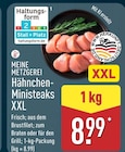 Meine Metzgerei Hähnchen-Ministeaks XXL Angebote bei ALDI Nord Minden für 8,99 €