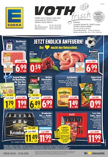 EDEKA Lemgo Prospekt der aktuellen Woche, gültig von 08.06.2026 bis 13.06.2026 Aktueller EDEKA Lemgo Prospekt "Aktuelle Angebote" mit 26 Seiten