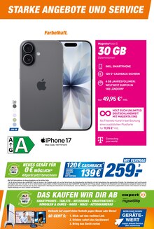Smartphone im aktuellen expert Prospekt (Siegen (Universitätsstadt)) Smartphone im expert Prospekt "iPHONE DEALS" mit 8 Seiten (Siegen (Universitätsstadt))
