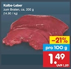 Kalbs-Leber im Angebot bei Netto Marken-Discount in Dachau Kalbs-Leber Angebote bei Netto Marken-Discount Dachau für 1,49 €