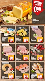Fleischkäse Angebot im aktuellen REWE Prospekt auf Seite 9