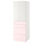 Aktuelles Kleiderschrank weiß blassrosa/4 Schubladen Angebot bei IKEA in Braunschweig ab 209,00 €