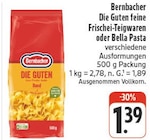 Die Guten feine Frischei-Teigwaren Band bei EDEKA im Bamberg Prospekt für 1,39 €