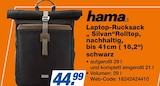 Aktuelles Laptop-Rucksack "Silvan" Rolltop, nachhaltig, bis 41cm (16,2") schwarz Angebot bei expert in Bielefeld ab 44,99 €