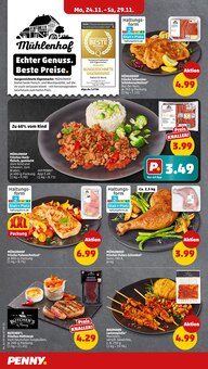 Fleisch im Penny Prospekt "Wer günstig will, muss Penny." mit 40 Seiten (Karlsruhe)