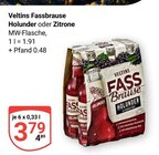 Fassbrause Holunder Angebote von Veltins bei GLOBUS St. Ingbert für 3,79 €