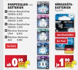Lithium-Knopfzellen Angebote bei E center Wiesbaden für 0,95 €