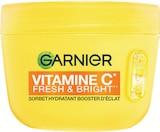 Soin Visage Vitamine C Sorbet - GARNIER en promo à 3,59 € chez Intermarché Super Soin Visage Vitamine C Sorbet - GARNIER dans le catalogue Intermarché Super