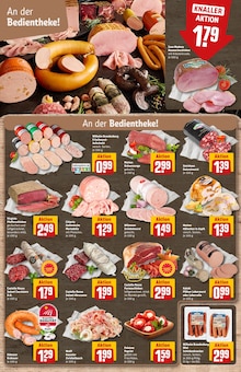 Wurst im REWE Prospekt "Dein Markt" mit 38 Seiten (Offenbach (Main))