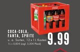 Coca-Cola, Fanta, Sprite Angebote von Coca-Cola bei EDEKA Bochum für 9,99 €