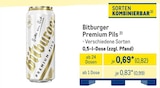 Premium Pils im Angebot bei METRO in Hannover Premium Pils Angebote von Bitburger bei METRO Hannover für 0,82 €