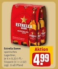 Estrella Damm im Angebot bei REWE in Friedberg Estrella Damm Angebote bei REWE Friedberg für 4,99 €