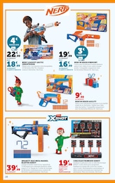 Prix et réduction Nerf dans le prospectus Super U en cours Offre Nerf dans le catalogue Super U du moment à la page 28