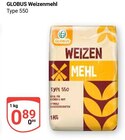 Weizenmehl Type 550 Angebote von Globus bei GLOBUS Krefeld für 0,89 €
