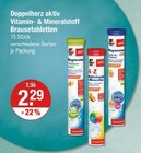 Vitamin- & Mineralstoff Brausetabletten im Angebot bei V-Markt in Regensburg Vitamin- & Mineralstoff Brausetabletten Angebote von Doppelherz bei V-Markt Regensburg für 2,29 €
