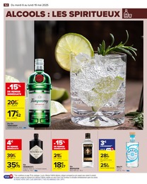 Prix et réduction Gin dans le prospectus Carrefour en cours Offre Gin dans le catalogue Carrefour du moment à la page 54