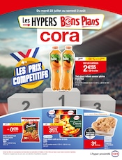 Prospectus Supermarché de Cora, "LES PRIX COMPÉTITIFS", valable du 23/07/2024 au 03/08/2024 