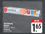 Alufolie Angebote von Gut & Günstig bei EDEKA Erlangen für 1,65 €