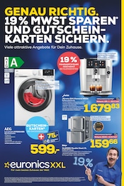 Aktueller EURONICS Elektromärkte Prospekt in Stadtlohn und Umgebung, "GENAU RICHTIG. SMARTE TECHNIK. SONNIGE PREISE." mit 12 Seiten, 13.08.2025 - 24.08.2025