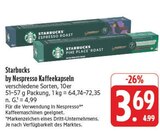 Kaffeekapseln im Angebot bei EDEKA in Plauen Kaffeekapseln Angebote von Starbucks by Nespresso bei EDEKA Plauen für 3,69 €