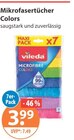 Vileda im V-Markt Prospekt Mikrofasertücher Colors von Vileda im aktuellen V-Markt Prospekt für 3,99 €