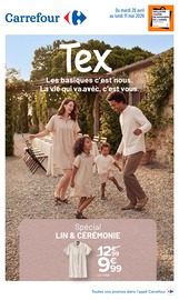 Vêtements en promo dans le catalogue Carrefour à la page 1