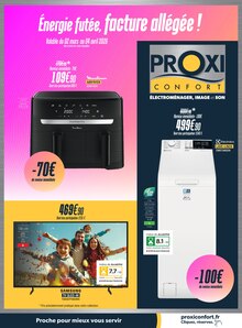 Catalogue Proxi Confort à Lyon cette semaine, valable du 02/03/2026 au 04/04/2026 Prospectus Proxi Confort à Lyon, "Énergie futée, facture allégée !", 8 pages de promos valables du 02/03/2026 au 04/04/2026
