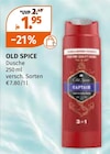 Dusche im Angebot bei Müller in Stuttgart Dusche Angebote von OLD SPICE bei Müller Stuttgart für 1,95 €