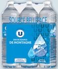 Eau de Source de Montagne - U en promo chez U Express Reims à 3,39 €